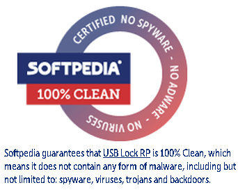 Softpedia guarantees that USB Lock RP is 100% Clean
