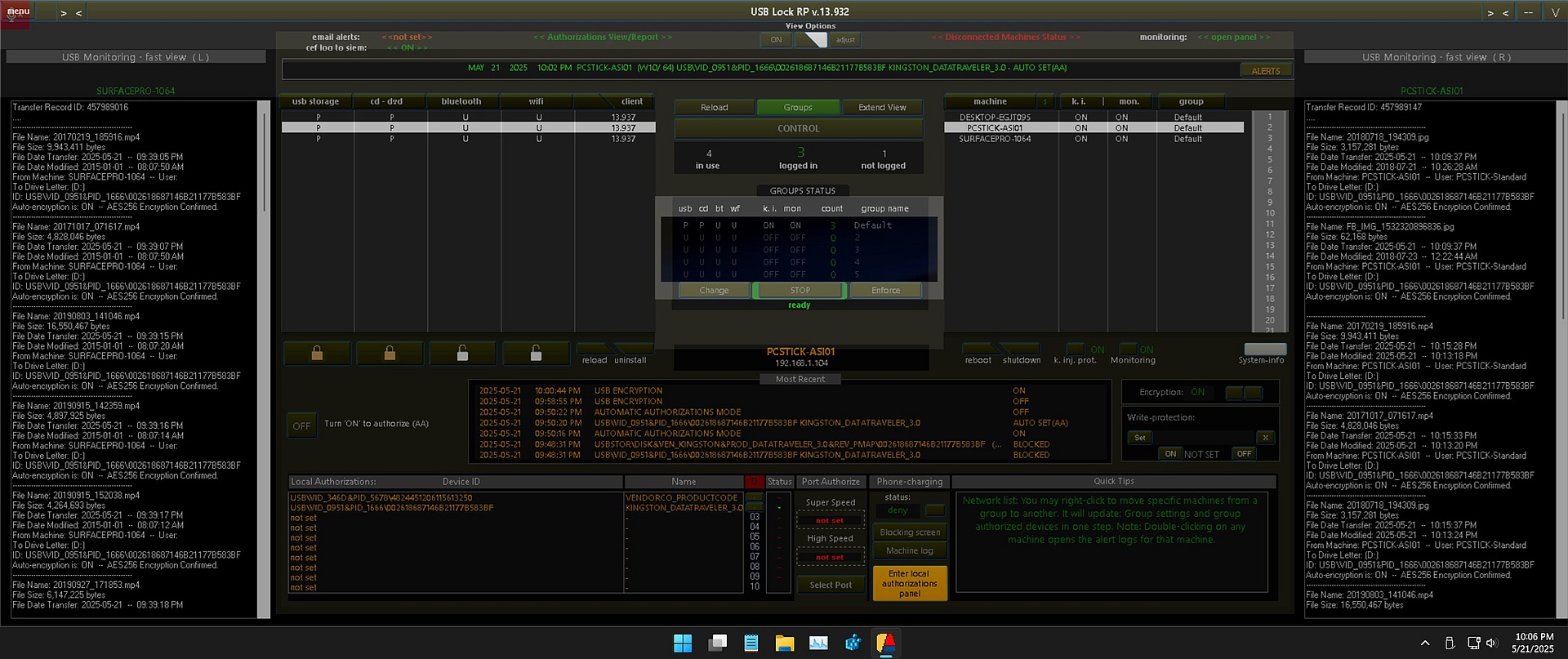 USB-Lock-RP Control v.13.932 USB-Lock-RP Control v.13.932